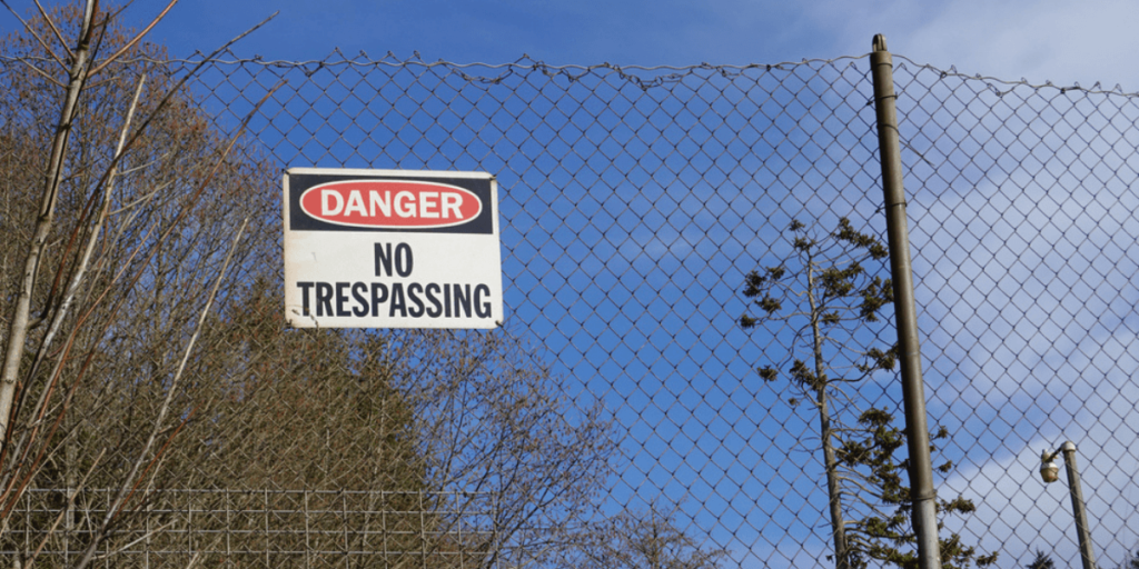 how to keep trespassers off your property